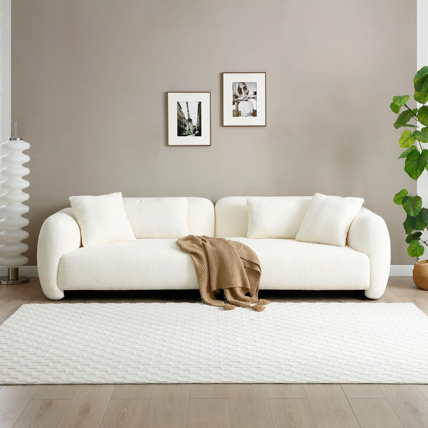 Bouclé 4 Seater - الصورة 3
