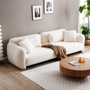 Bouclé 4 Seater